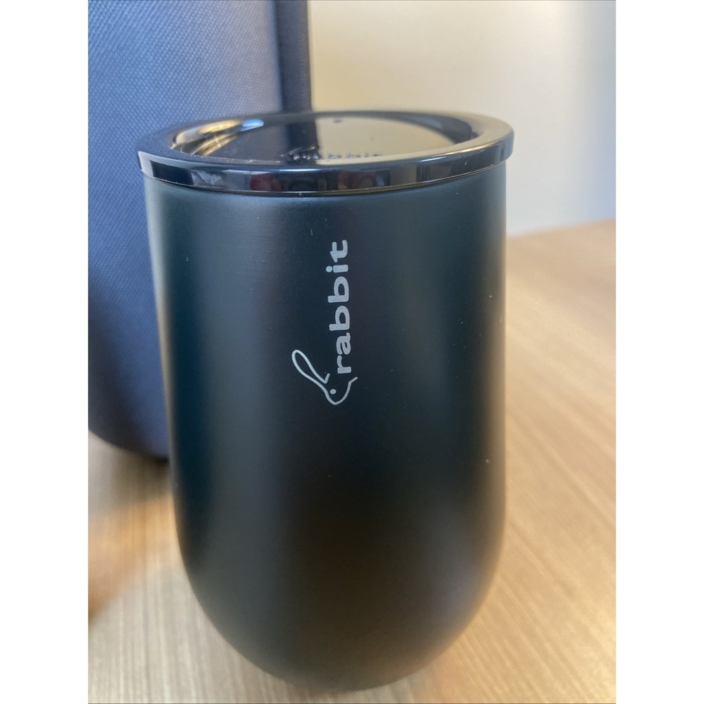 Rabbit Wine To Go Set Insulated Case & 2 Wine Tumblers Lids Portable Tailgate - Picture 3 of 9